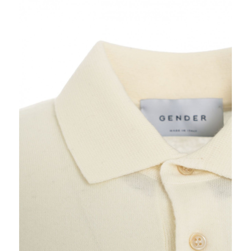 Maglia in misto merino crema