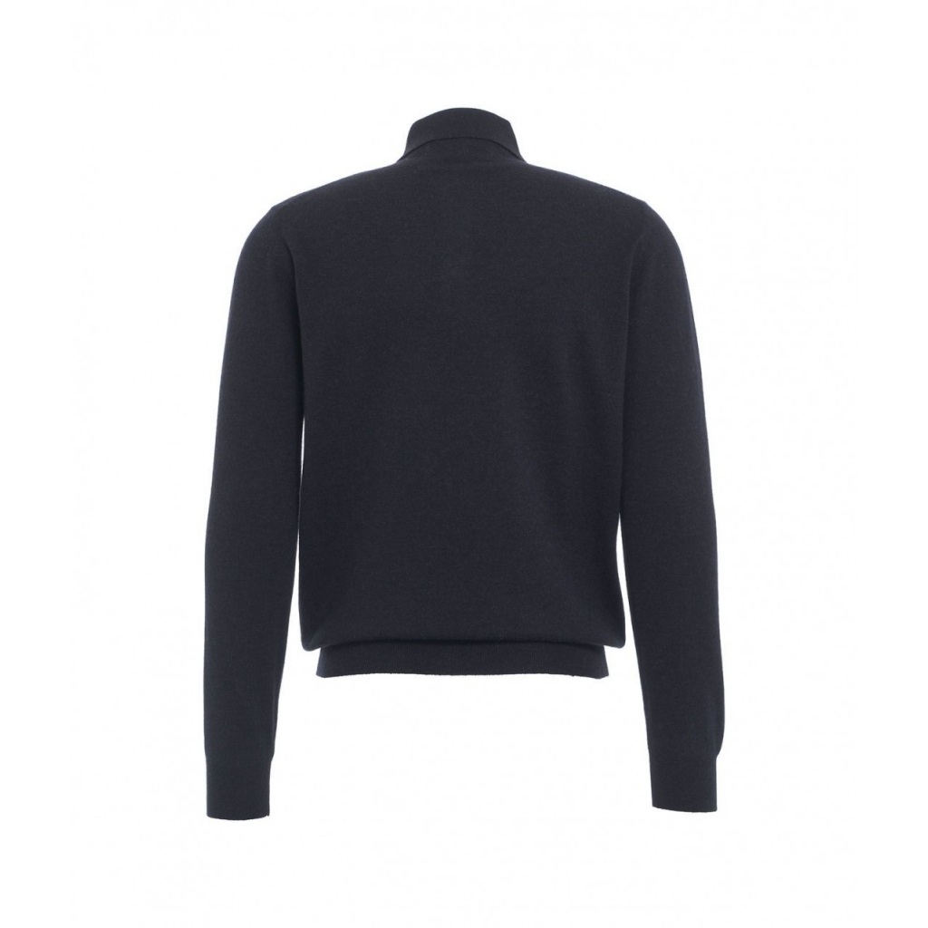 Maglia in misto merino blu scuro