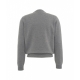 Maglia in misto merino grigio