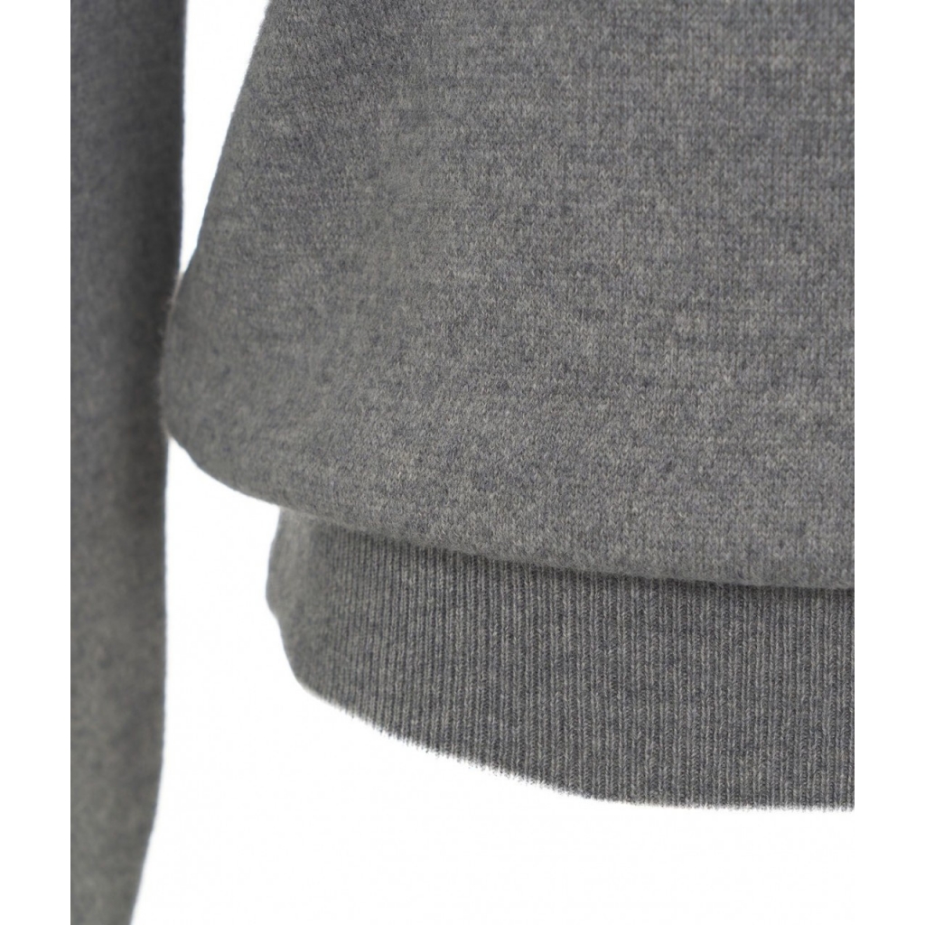 Maglia in misto merino grigio