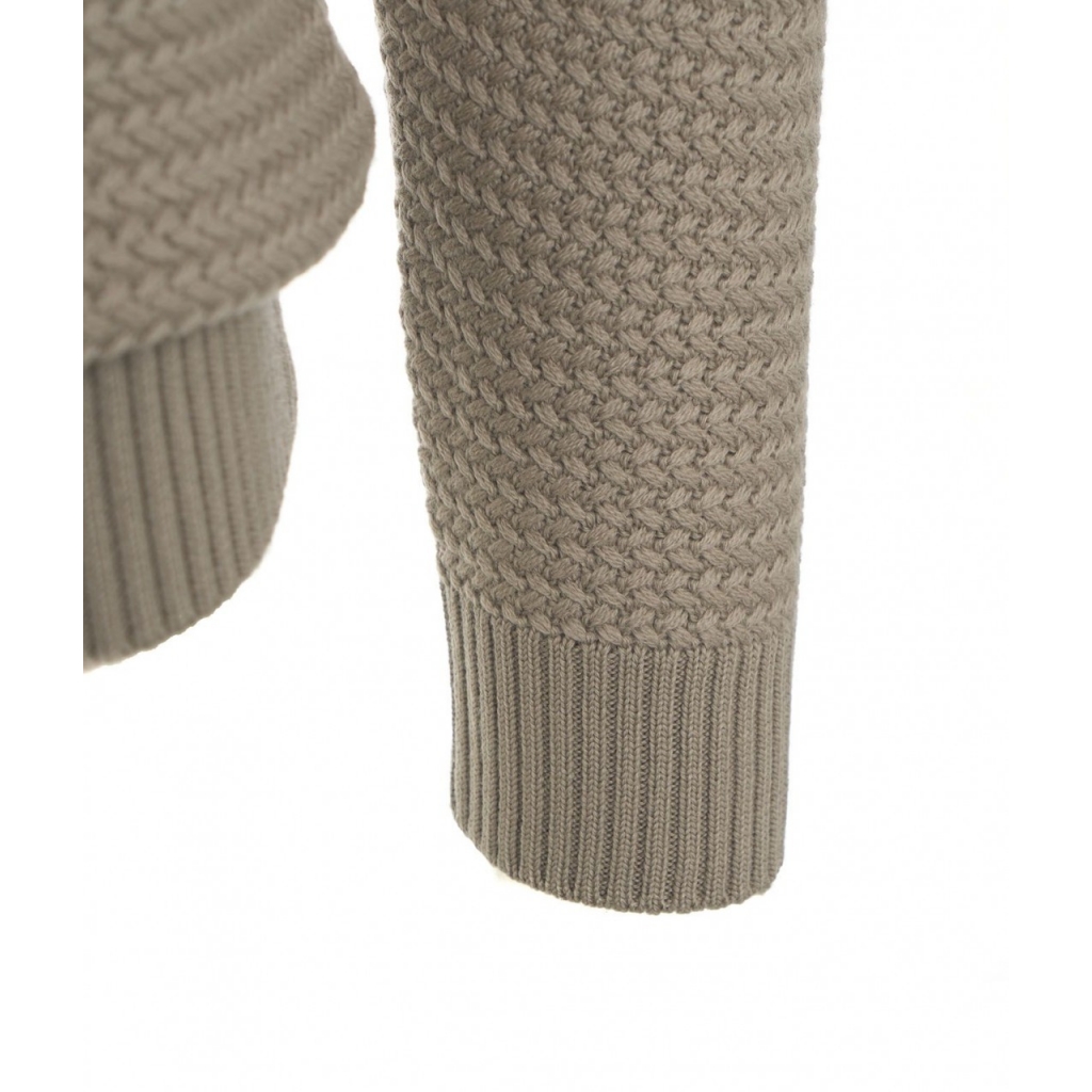 Maglia in lana merino beige