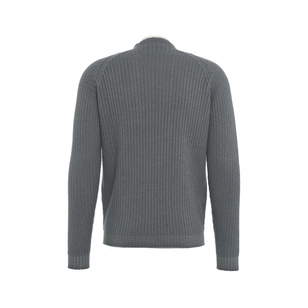 Maglia con collo alto grigio
