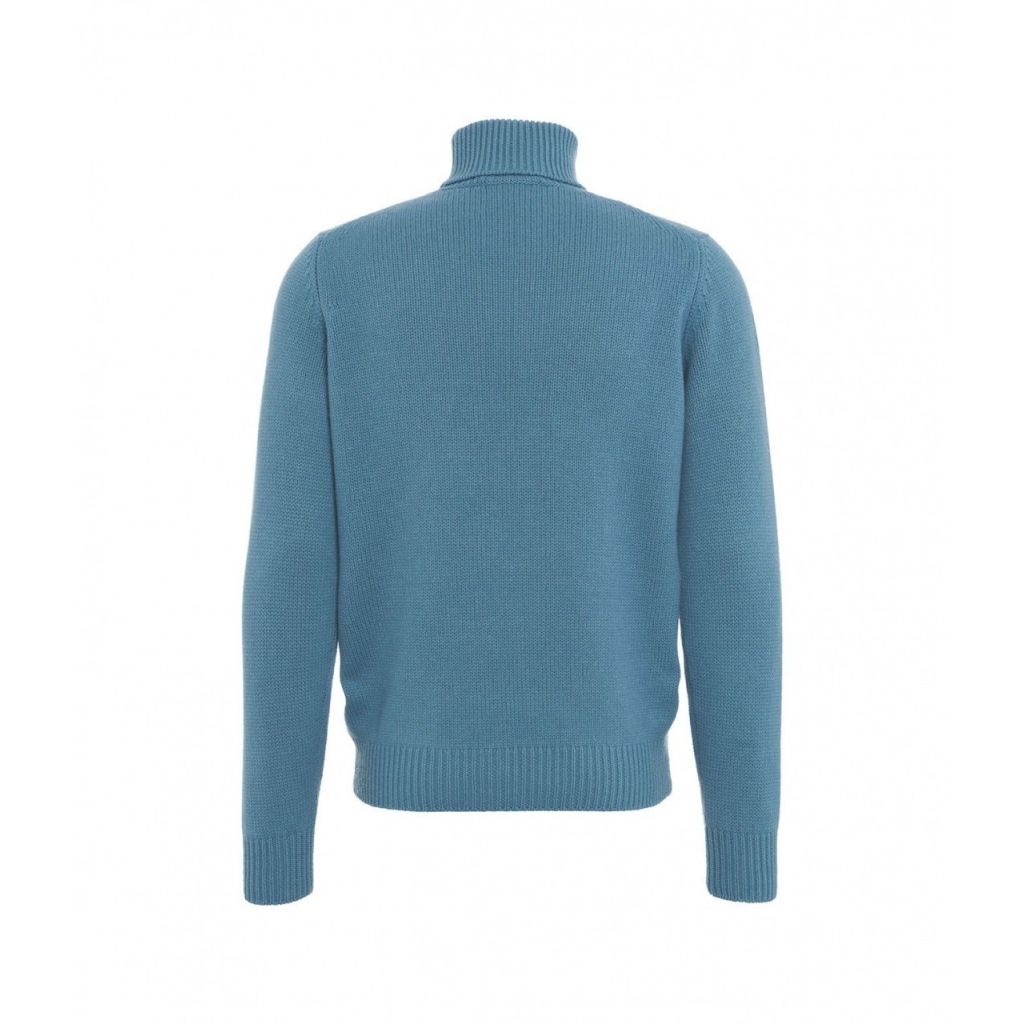 Maglia con dolcevita blu