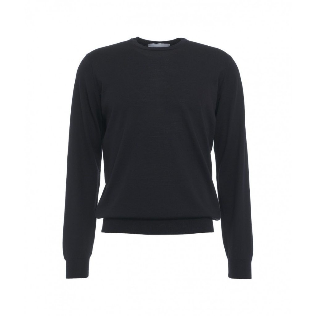 Maglia leggera in lana merino blu scuro