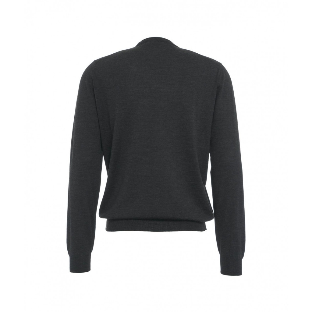 Maglia leggera in lana merino grigio scuro