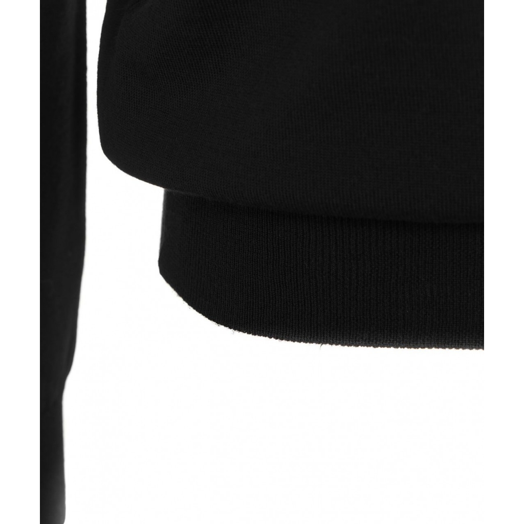 Maglia leggera in lana merino nero