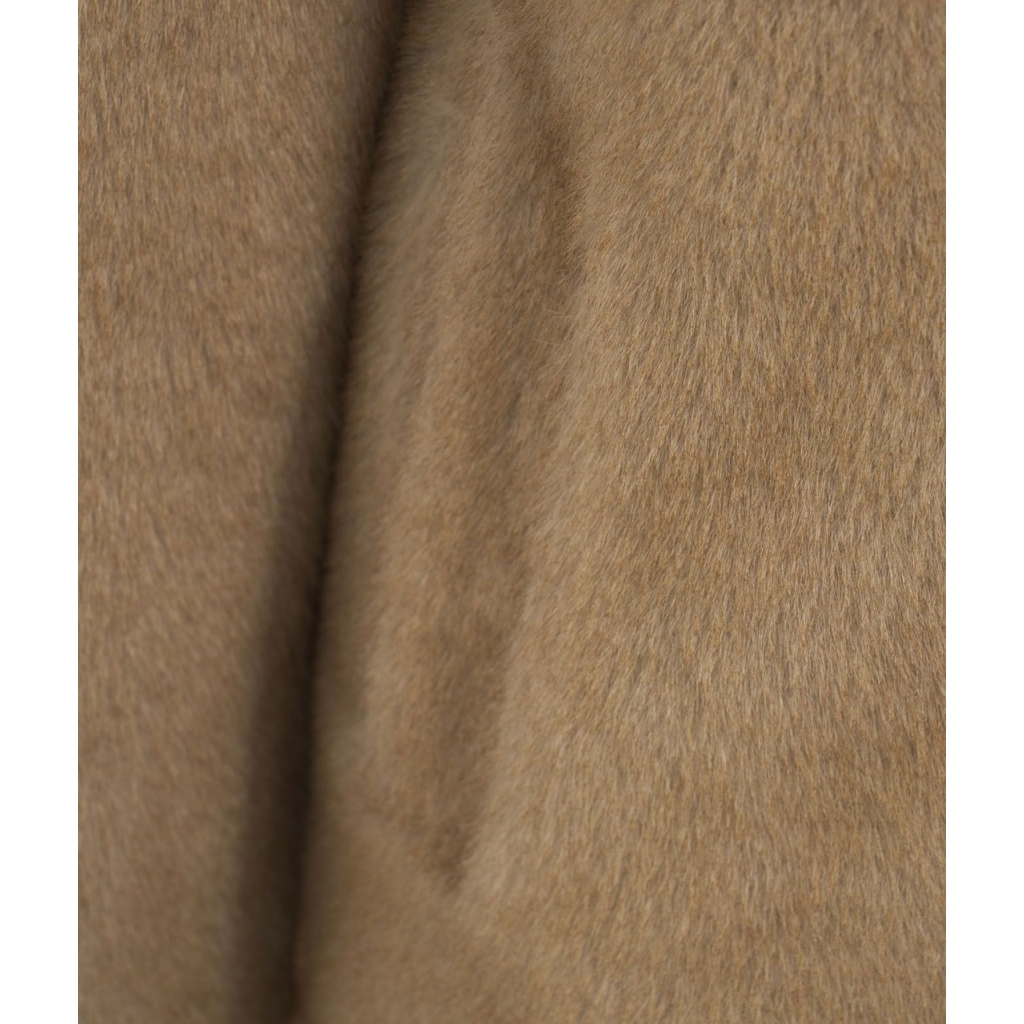 Cappotto in pelliccia sintetica beige