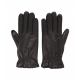 Guanti in pelle nappa nero