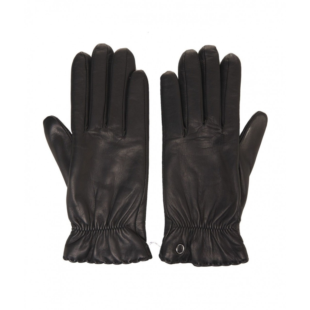 Guanti in pelle nappa nero