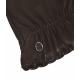 Guanti in pelle nappa marrone scuro