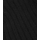 Berretto in cashmere e lana merino nero