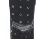 Jeans Francine wide leg in denim stretch nero