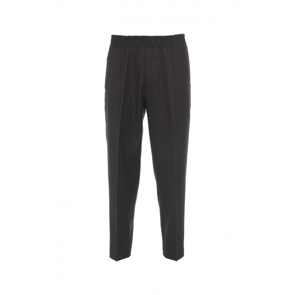 Pantaloni Savoys in lana vergine nero