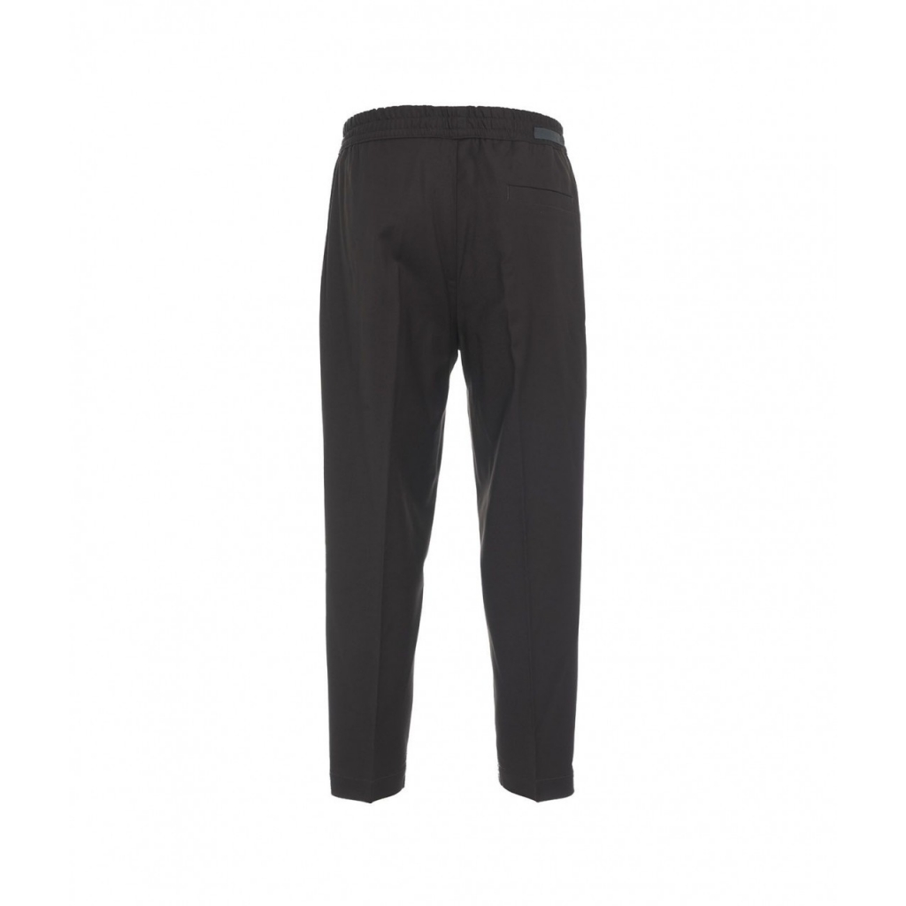 Pantaloni Savoys in lana vergine nero