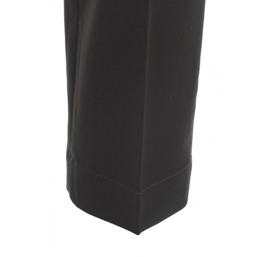 Pantaloni Savoys in lana vergine nero