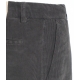 Pantaloni di velluto a coste in misto modal grigio