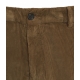 Pantaloni di velluto a coste in misto modal senape