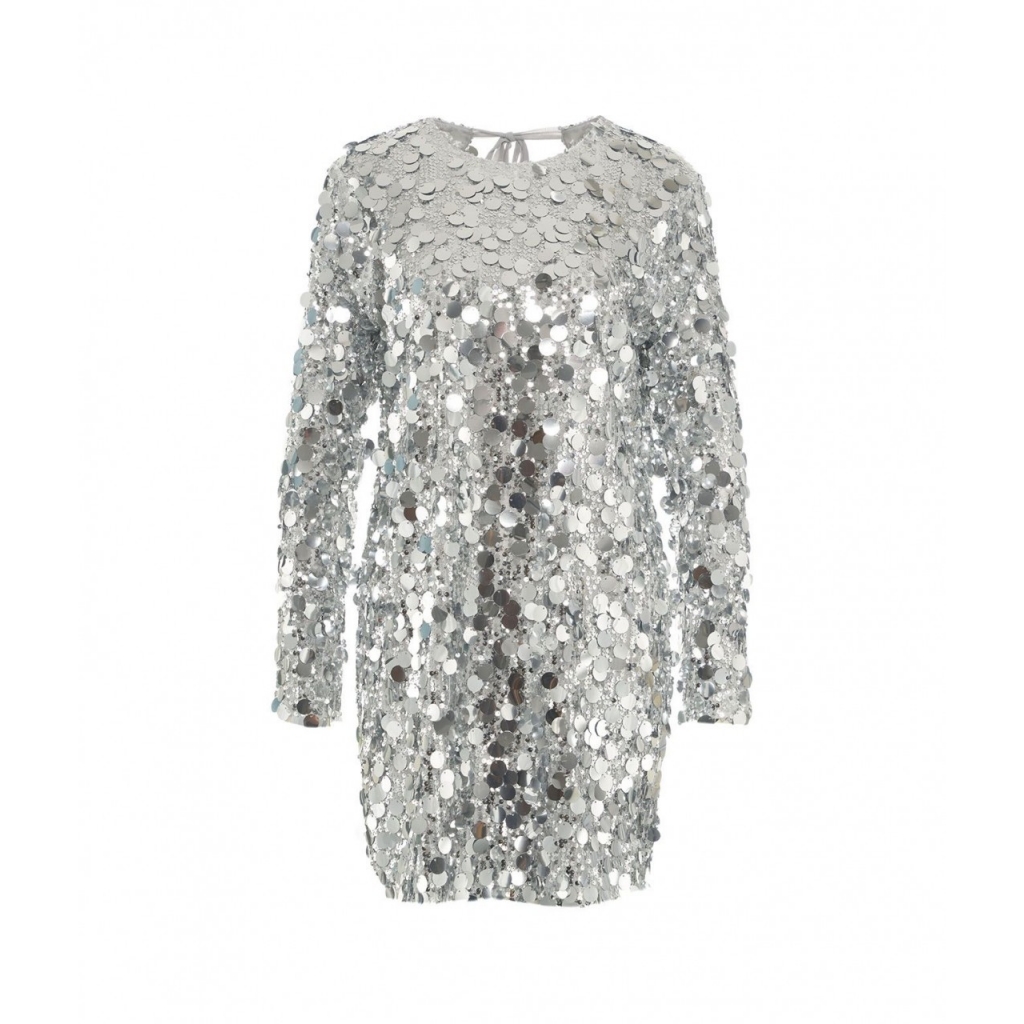 Abito in paillettes Archie argento