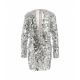 Abito in paillettes Archie argento