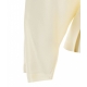 Blusa con dettaglio sciarpa in georgette panna