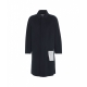 Cappotto Outdoor in lana blu scuro