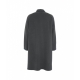 Cappotto Outdoor in lana grigio scuro