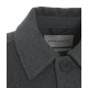 Cappotto Outdoor in lana grigio scuro