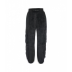 Pantalone cargo in velluto nero