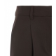 Pantaloni palazzo marrone scuro
