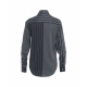 Camicia a righe blu scuro