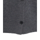 Set Cardigan e t-shirt in lana grigio scuro