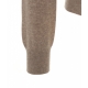 Set Cardigan e t-shirt in lana tortora