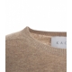 Set Cardigan e t-shirt in lana tortora
