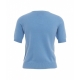 Set Cardigan e t-shirt in lana azzurro