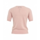 Set Cardigan e t-shirt in lana rosa chiaro