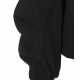 Felpa con cappuccio e zip nero