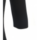 Maglia con collo alto in viscosa nero