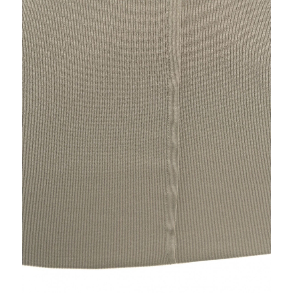Maglia con collo alto in viscosa grigio chiaro