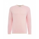 Maglione in merino e cashmere rosa chiaro