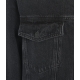 Giacca trucker oversize Logan nero