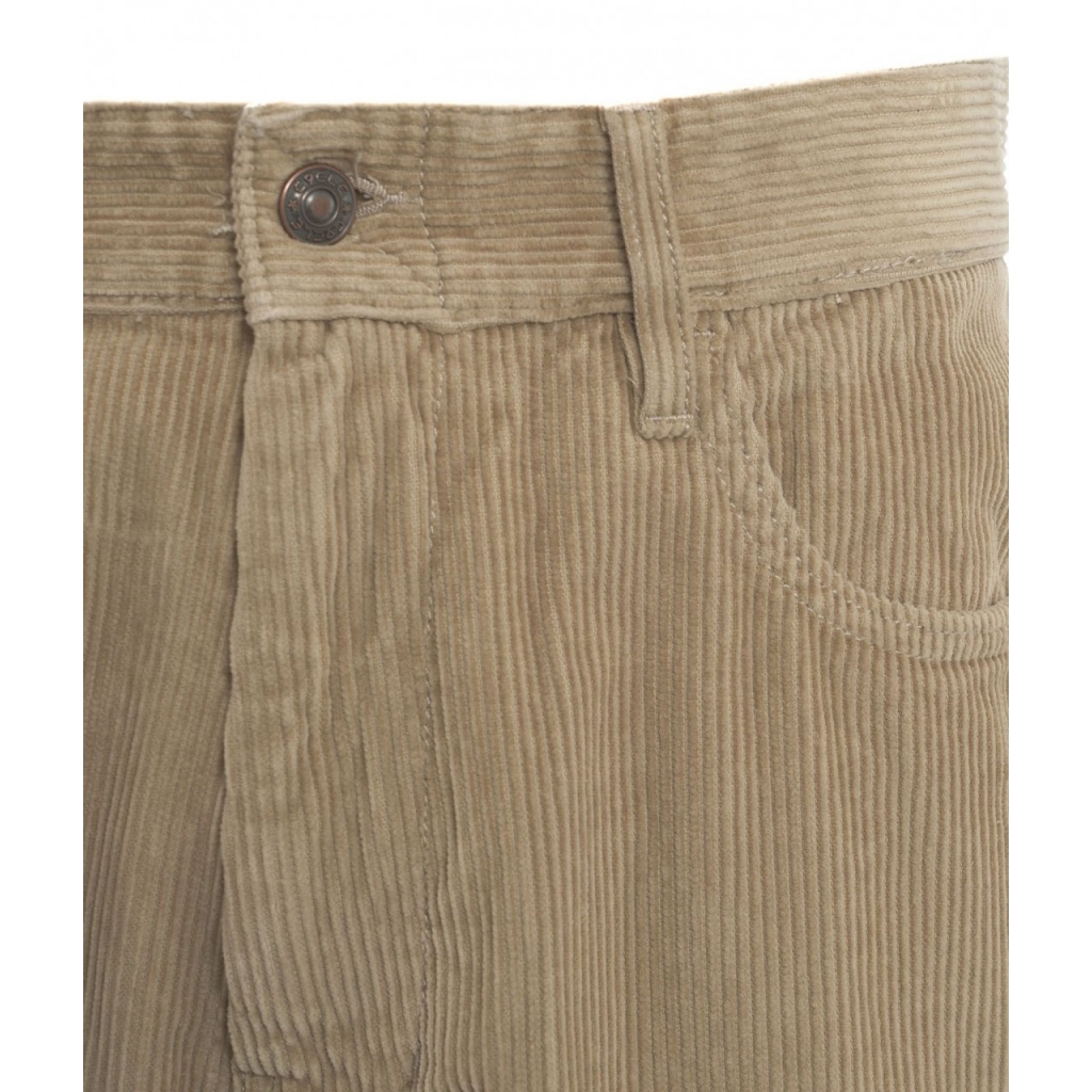 Pantaloni baggy di velluto a coste Jumbo beige