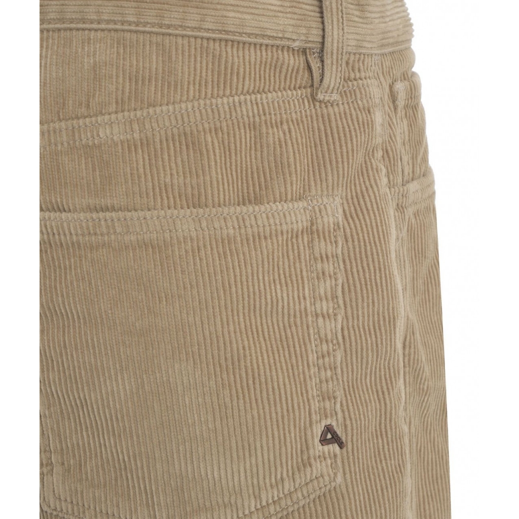 Pantaloni baggy di velluto a coste Jumbo beige