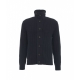 Cardigan in maglia di misto lana blu scuro