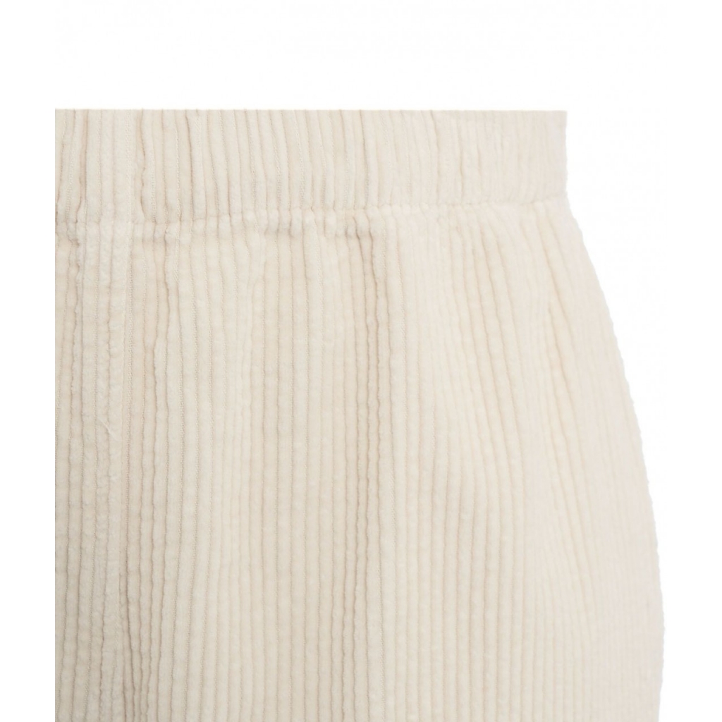 Pantaloni in velluto a coste Padow bianco