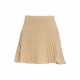 Minigonna svasata in maglia Vanis oro