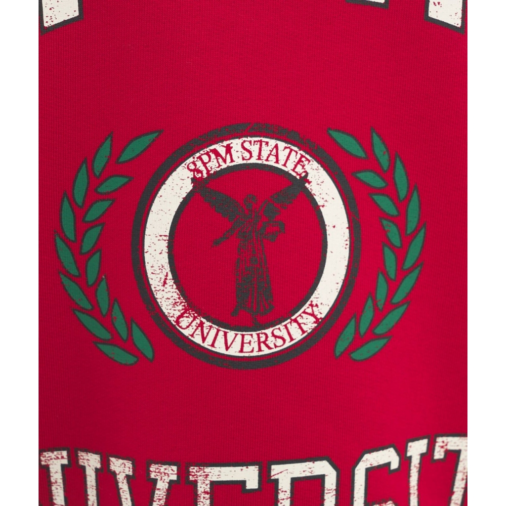 Felpa Harvard rosso