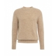Maglione in misto lana alpaca beige