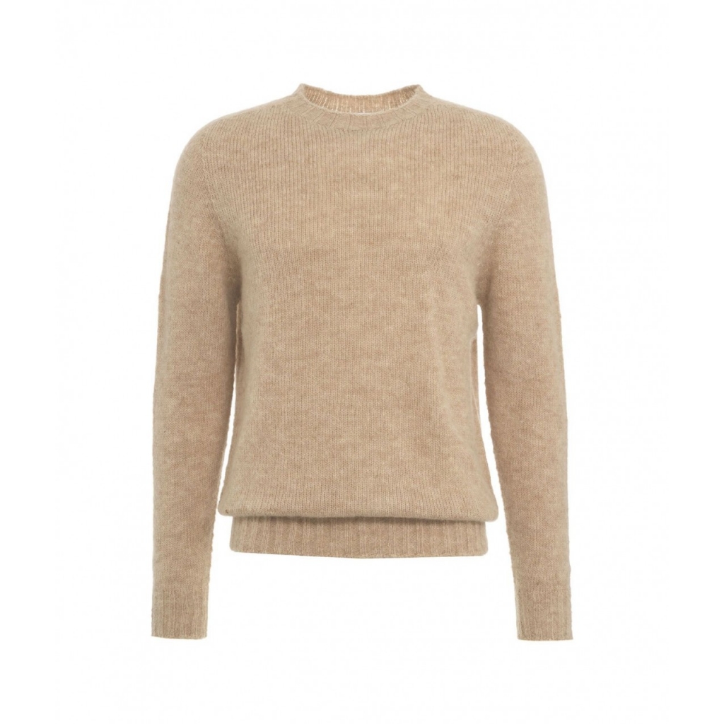Maglione in misto lana alpaca beige