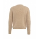 Maglione in misto lana alpaca beige