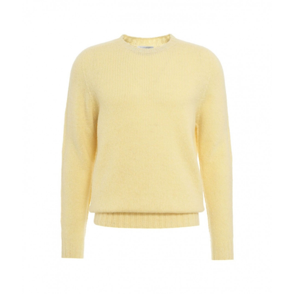 Maglione in misto lana alpaca giallo